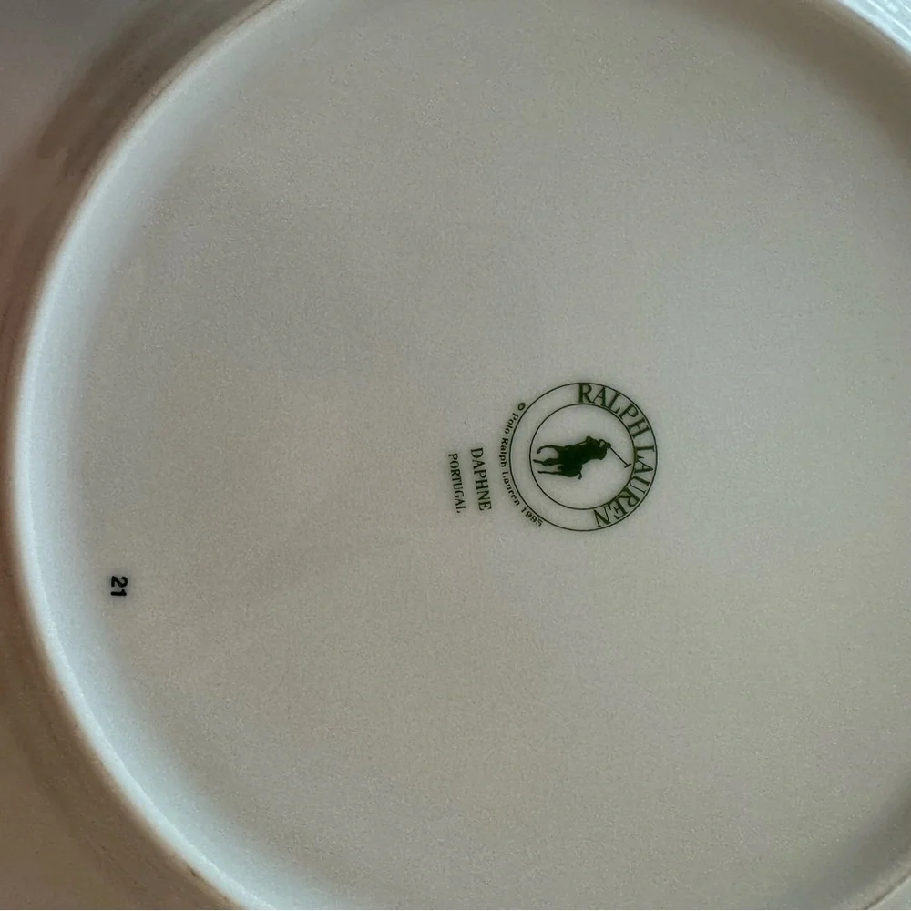 Ralph Lauren Set of 3 Daphne Rose DISCONTINUED Salad Plates - Picture 4 of 6